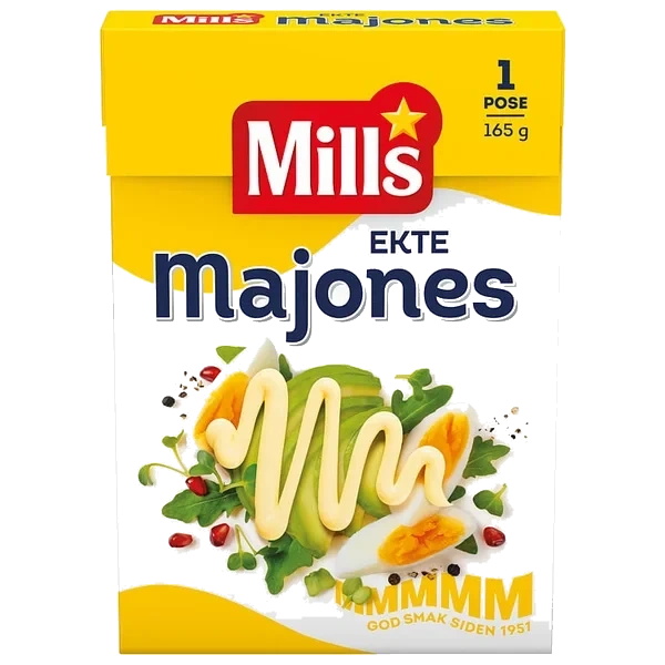 Mills Ekte Majones 165g Sjaktel