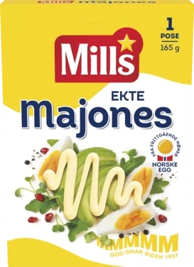 Mills Ekte Majones 165g Sjaktel