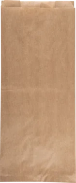 Brødpose Brun Papir 46x8x16 cm Sidefals