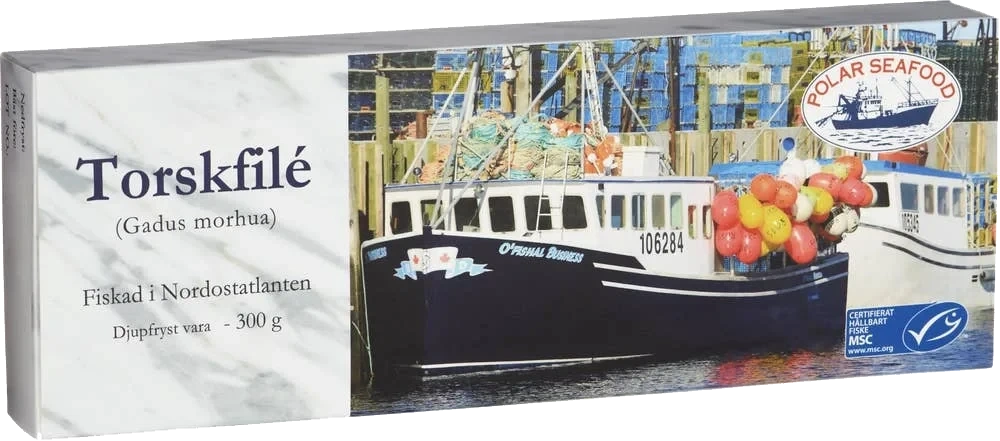 Torskfilé Fryst MSC