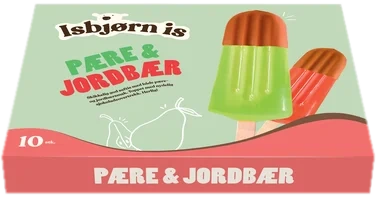 Pære & Jordbær 10 stk
