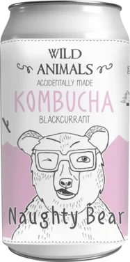 Wild Animals Kombucha Naughty Bear 0,33l bx Senja Roasters