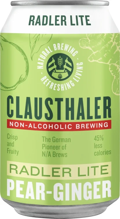 Clausthaler Radler Lite Pear Ginger 0,33 boks