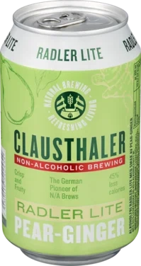 Clausthaler Radler Lite Pear Ginger 0,33 boks