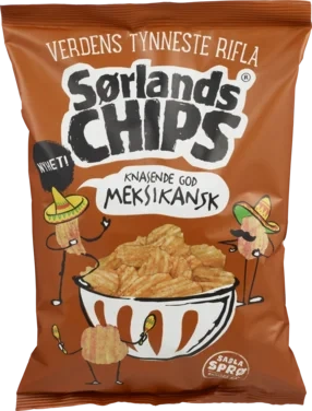 Sørlandschips Rifla Meksikansk 240g