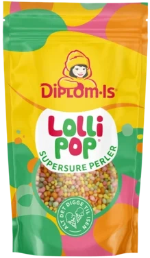 Lollipop Supersure Perler 80g Diplom-is