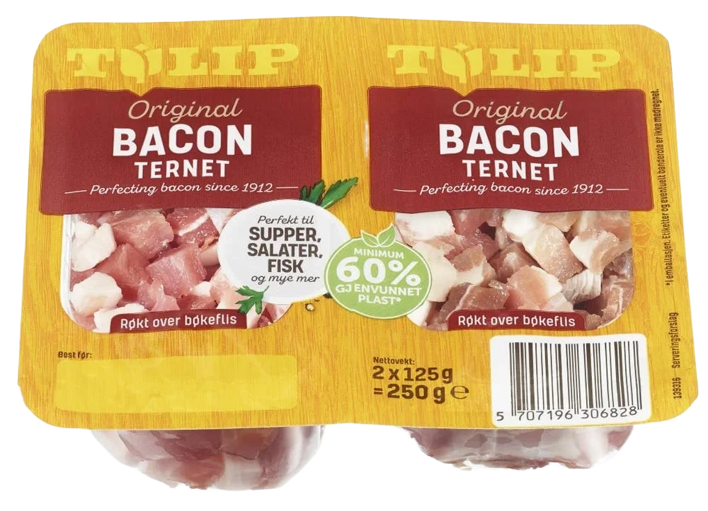 Ternet bacon 2x125g, 250 g