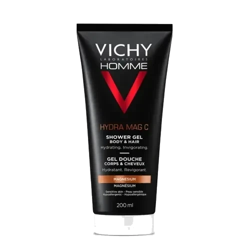 Vichy Homme Hydra Mag C dusjgelé til hår/kropp, 200ml