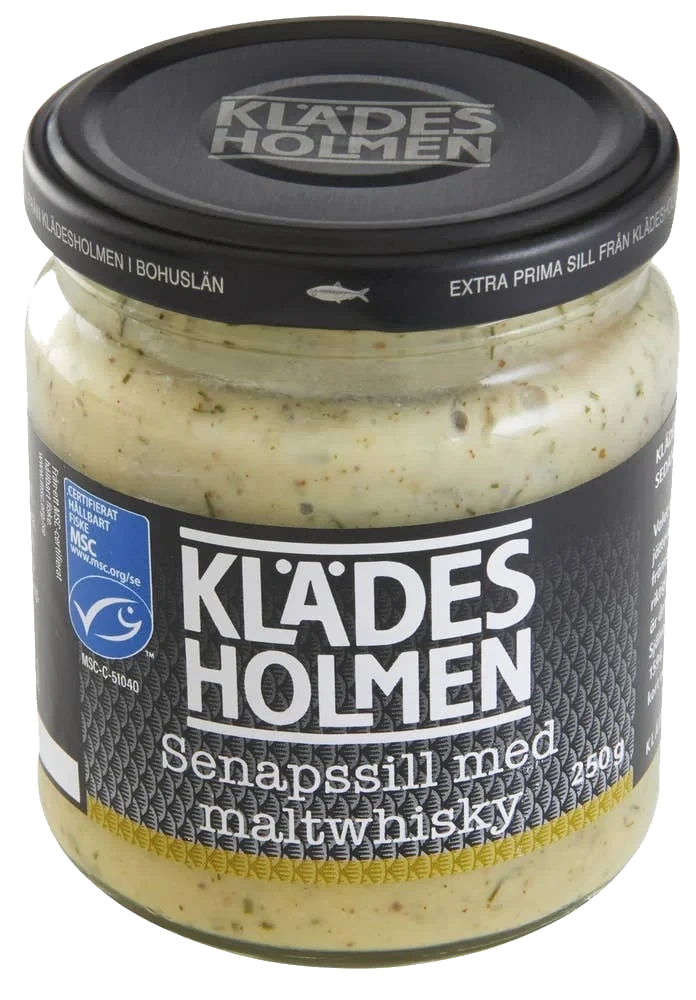 Sennepsild med maltwhiskey