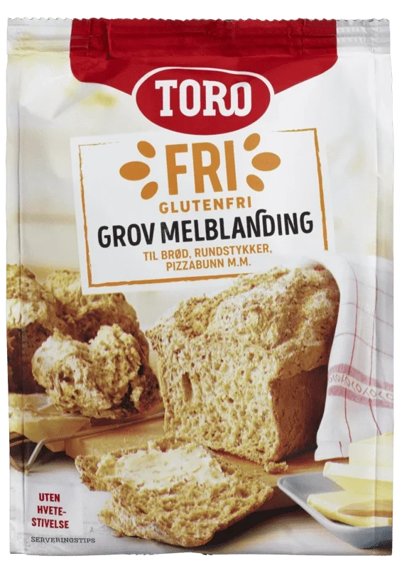 Melblanding Grov Gluten Fri 415g Toro