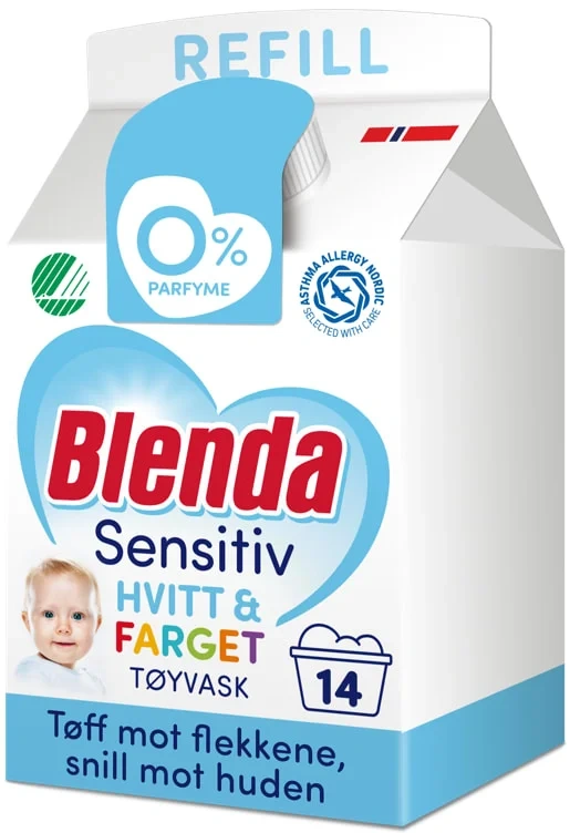 Blenda Sensitiv Flytende Refill 490ml