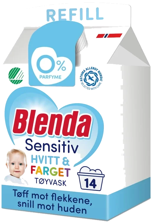 Blenda Sensitiv Flytende Refill 490ml