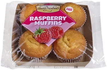 Muffins Raspberry 280g Aunt Mabels