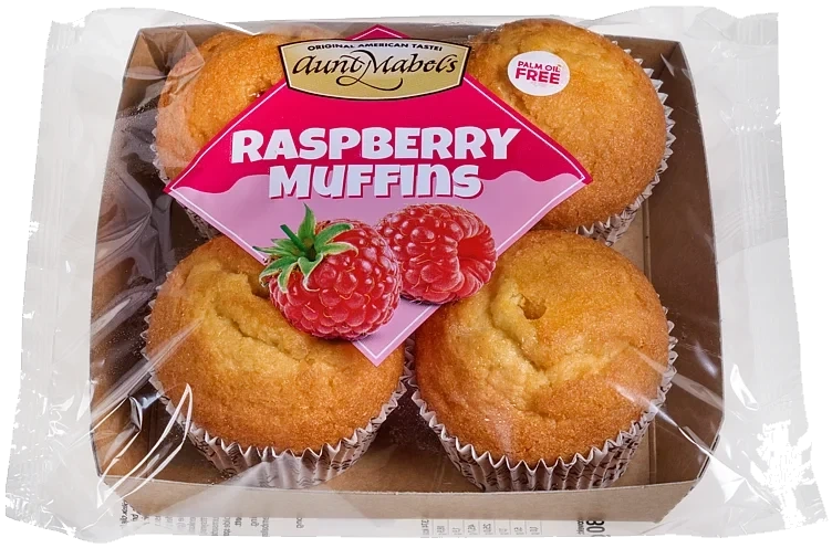 Muffins Raspberry 280g Aunt Mabels