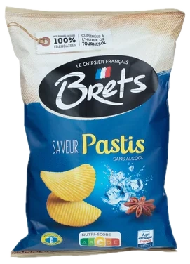 Potetchips Pastis 125g Brets