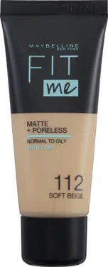 Maybelline Fit Me Matte & Poreless Foundation Soft Beige 112