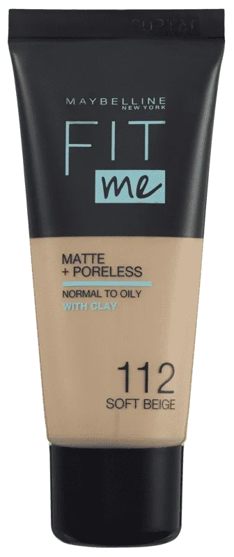 Maybelline Fit Me Matte & Poreless Foundation Soft Beige 112