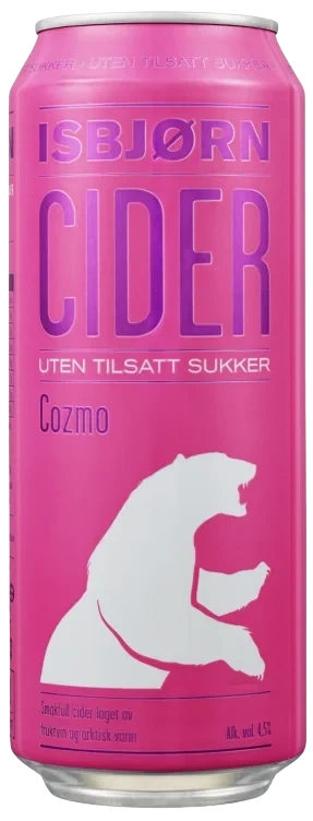 Isbjørn Cider Cozmo 0,50l bx Mack