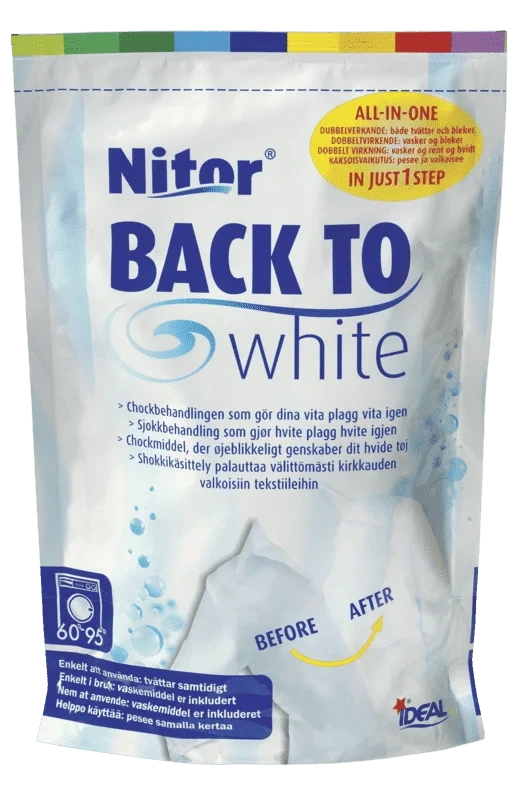 Nitor Tekstilfarge Back to White 400g