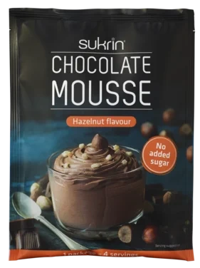 Sjokolademousse Hasselnøtt u/Sukker 83g Sukrin