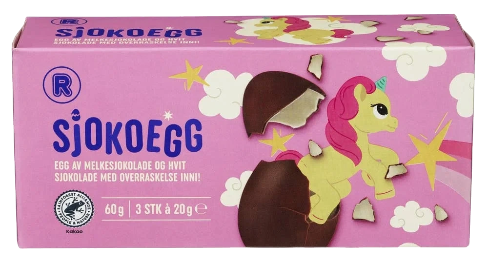 Sjokoegg enhjørning