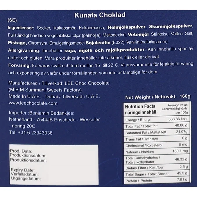 Choklad Kunafa Cotton Candy