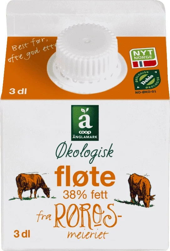 Änglamark Øko Fløte 38% Fett