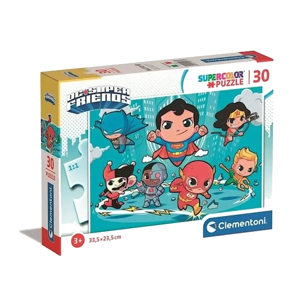 Puslespill 30 brikker - Super Friends