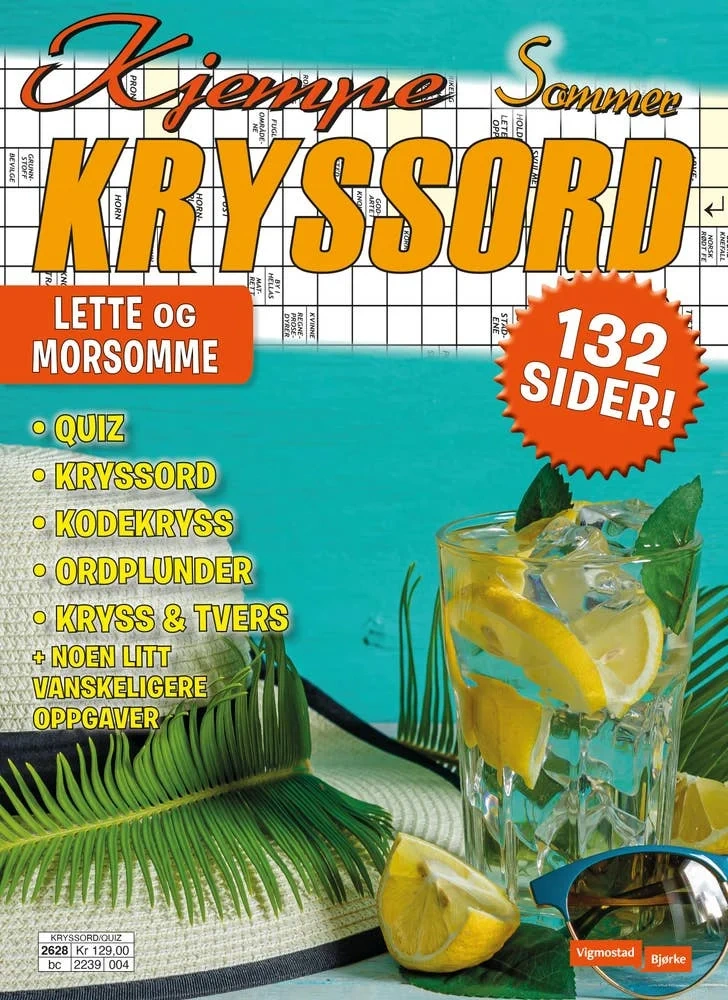 Kjempekryssord sommer 2026
