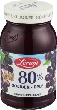 80% Solbær-Eple 345g Lerum