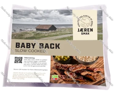 Jæren Smak Babyback Sv 500gr