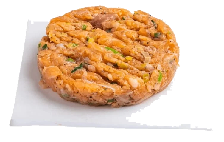 Fiskeburger m/Laks og Reker 150g pr stykk