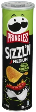 Pringles Sizzlin Kicking Sour Cream 180g