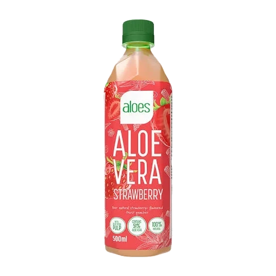 Aloes Aloe Vera Strawberry 500ml