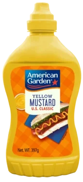 American Garden Yellow Mustard 397g