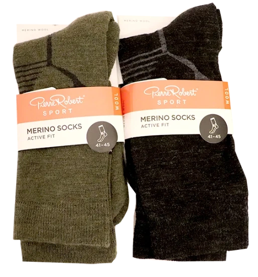 Sport Wool Sock Men 41-45 Assorterte farger
