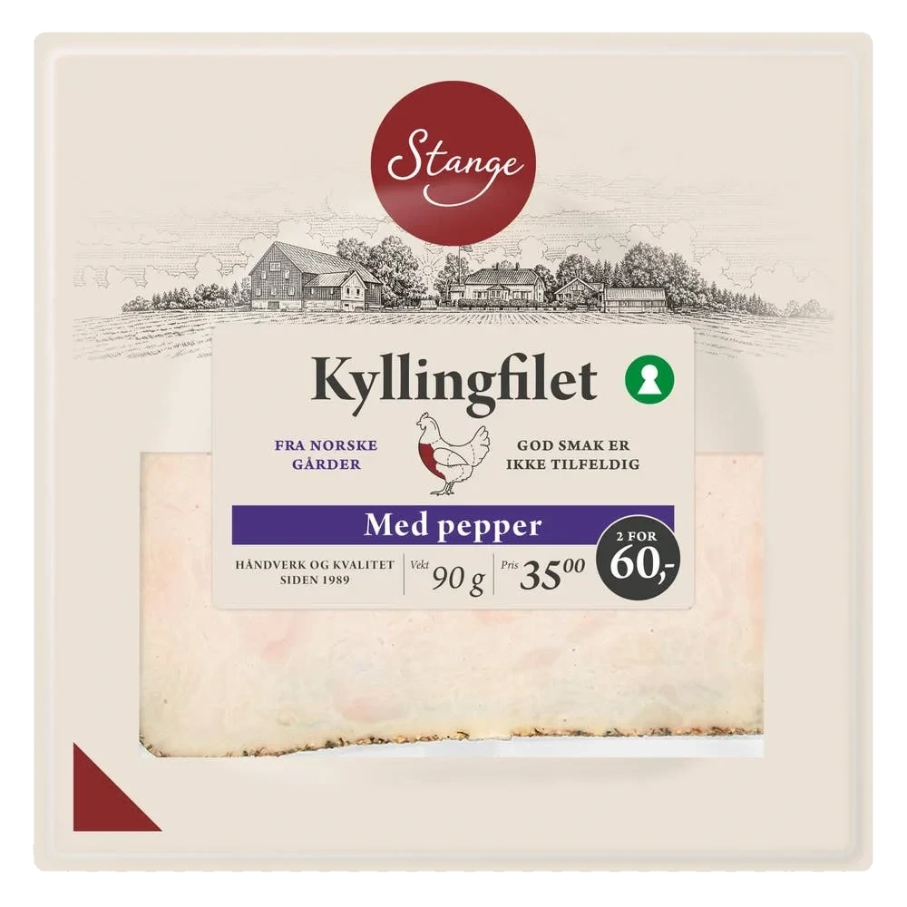 Pepperpålegg av kyllingfilet