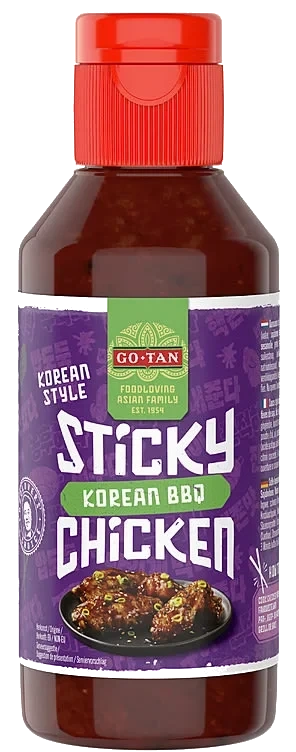 Sticky Chicken Korean Bbq Sauce 220ml Go-Tan