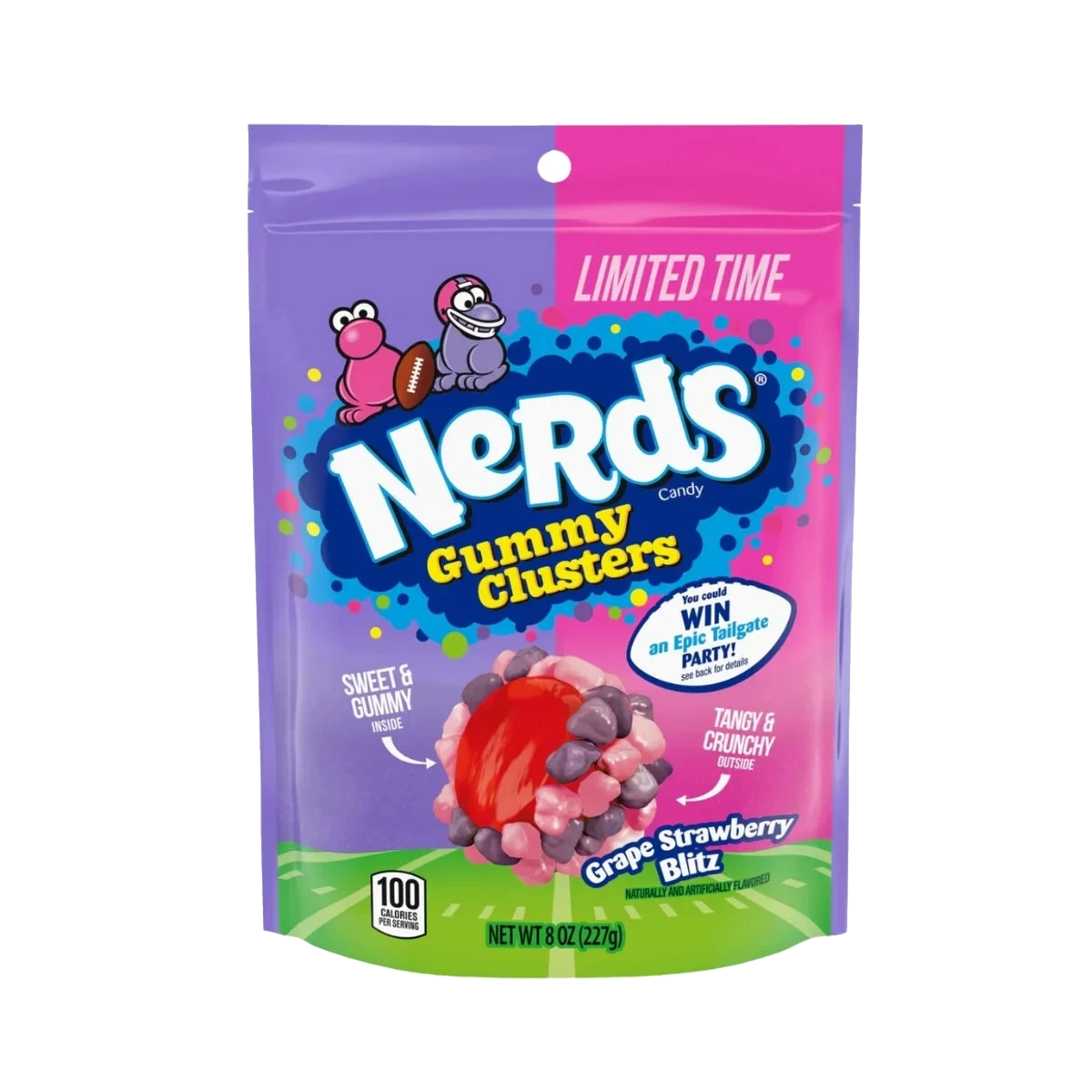 Nerds Gummy Clusters Grape Strawberry Blitz 227 g