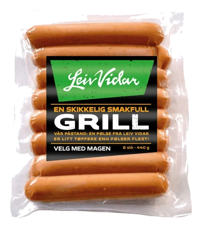 Grillpølse 440g Leiv Vidar