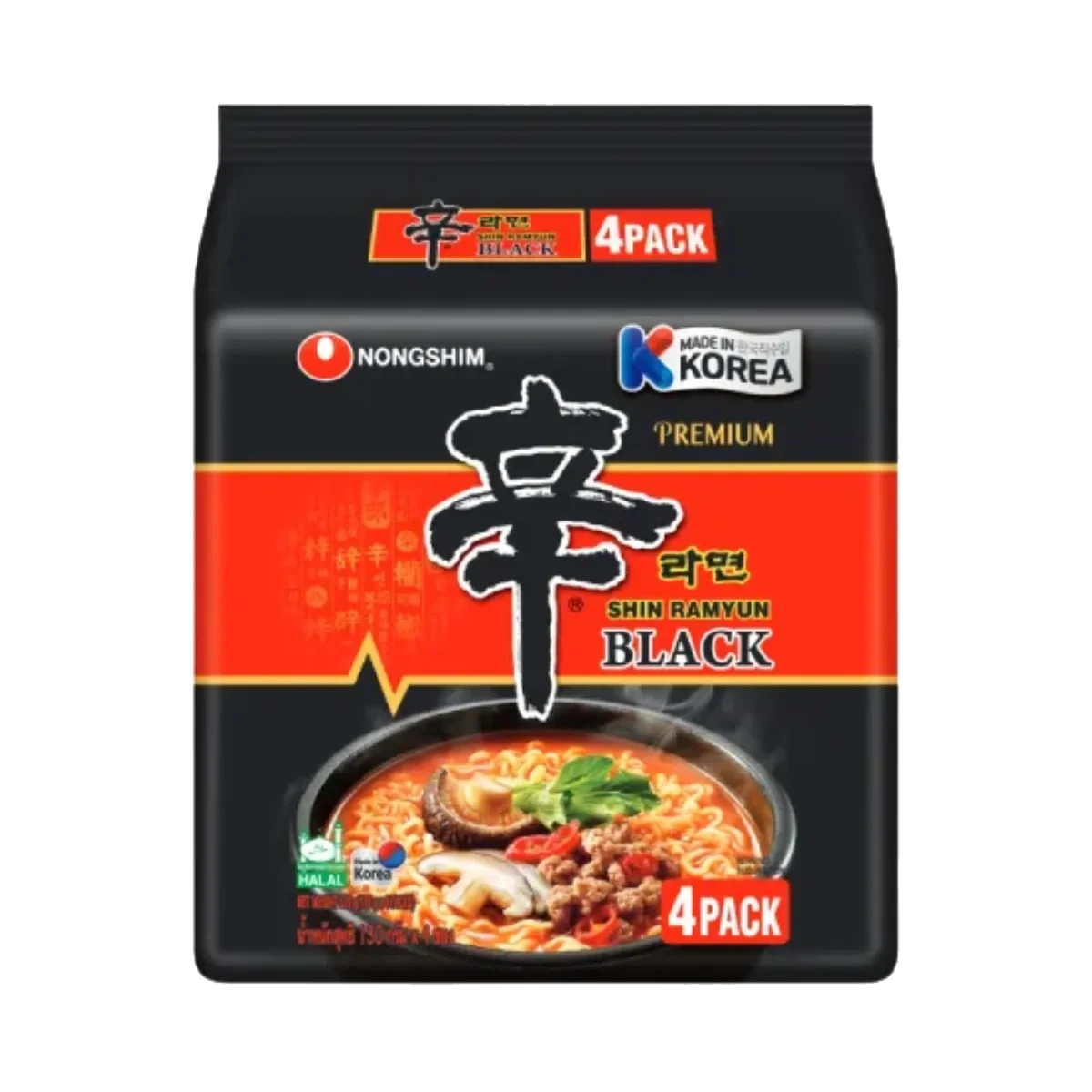 Nongshim Instant Shin Ramyun Black 4x130g