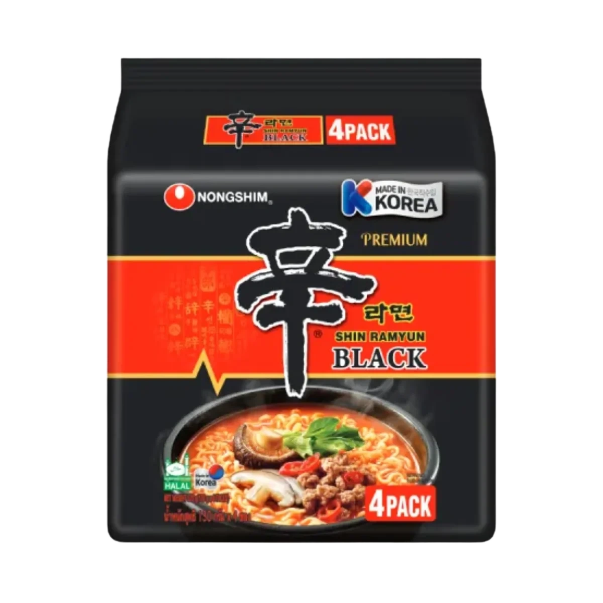 Nongshim Instant Shin Ramyun Black 4x130g