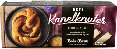 Kanelknuter Deigemne 8pk Fra Baker Brun