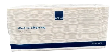 Allbruksklut Abena Classic 1l 42x35cm Hvit Viskose Interfold
