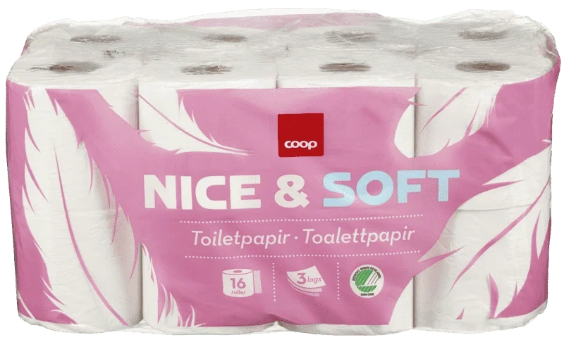 Nice Soft Toilet Paper - 16stk Coop