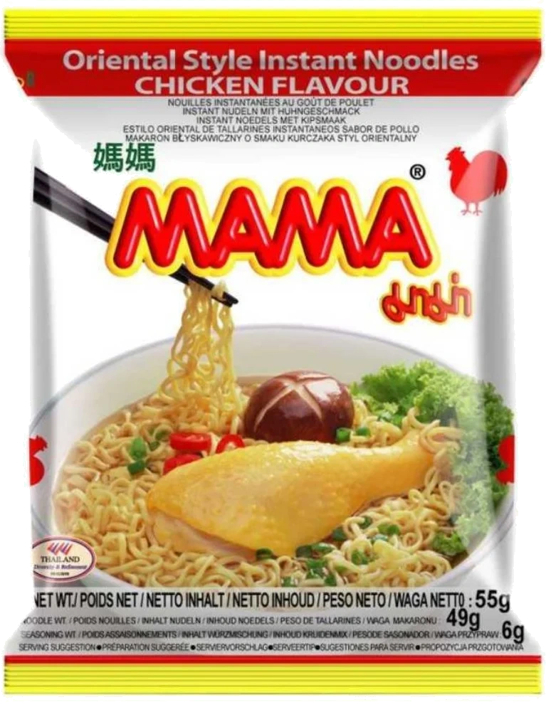 Mama Inst Noodles Chicken Flavour 55g