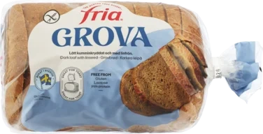 Grovbrød 500g Gluten/laktosefritt Fria