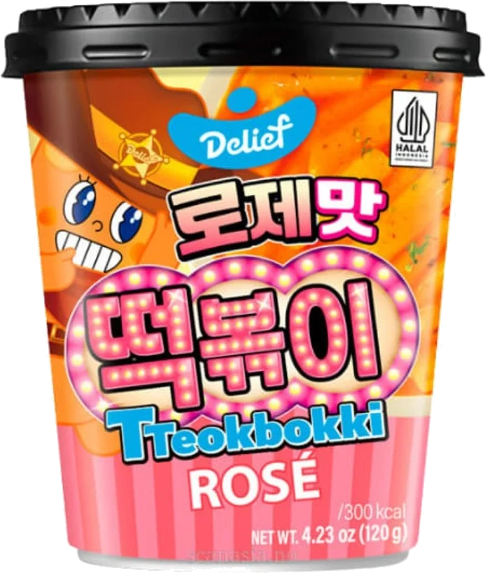 Delief Tteokbokki Cup Rose 120g