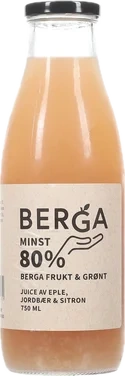Berga Juice Eple, Jordbær og Sitron 0,75l
