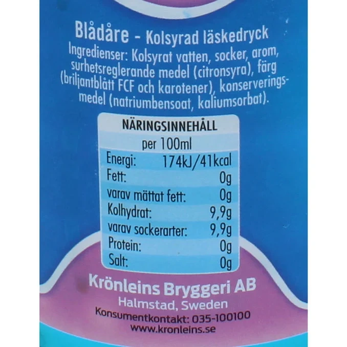 Läsk Blådåre